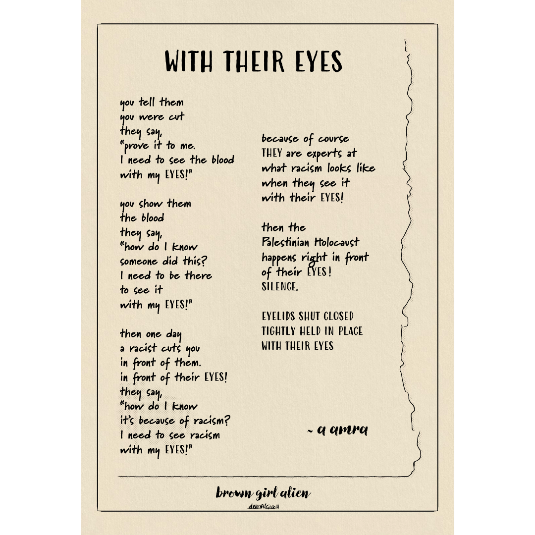 Eyes Poem Sweatshirt